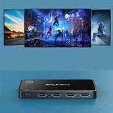 3 Port 4K HDMI Switch with IR Remote for TV Monitor