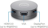 Dell DA310 USB-C Mobile Adapter, Type C Laptop Compatible - Dock and Adapter