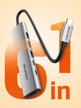 CABLETIME- ECO 9-IN-1 USB C HUB 4K30Hz, 5Gbps,  SKU- CT-HBP3-AG9