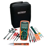 Extech EX530-KIT: Industrial MultiMeter Test Kit with Voltage Detector