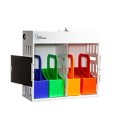 POWER TECHNOLOGIES 16 Bay Secure Charging Cabinet with 4 Carry Out Baskets - 220V UK, MODEL- AC-GO-16, SKU- CAB-GO-B16L-U