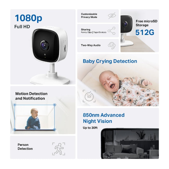 Tapo C100 | Home Security Wi-Fi Camera | Tapo