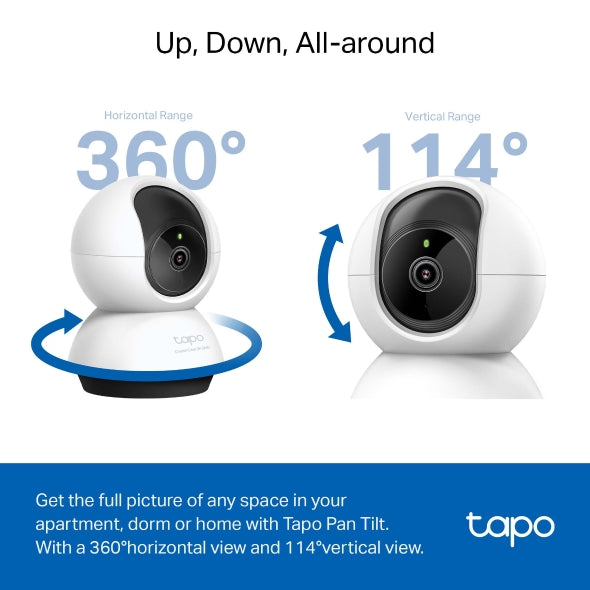 Pan/Tilt AI Home Security Wi-Fi Camera | Tapo C220 V1