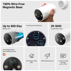 Tapo C425 | Smart Wire-Free Security Camera | Tapo