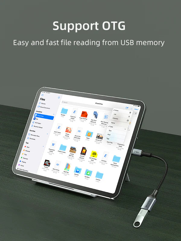 USB C Male To USB 3.0 Female Adapter Type C OTG Cable