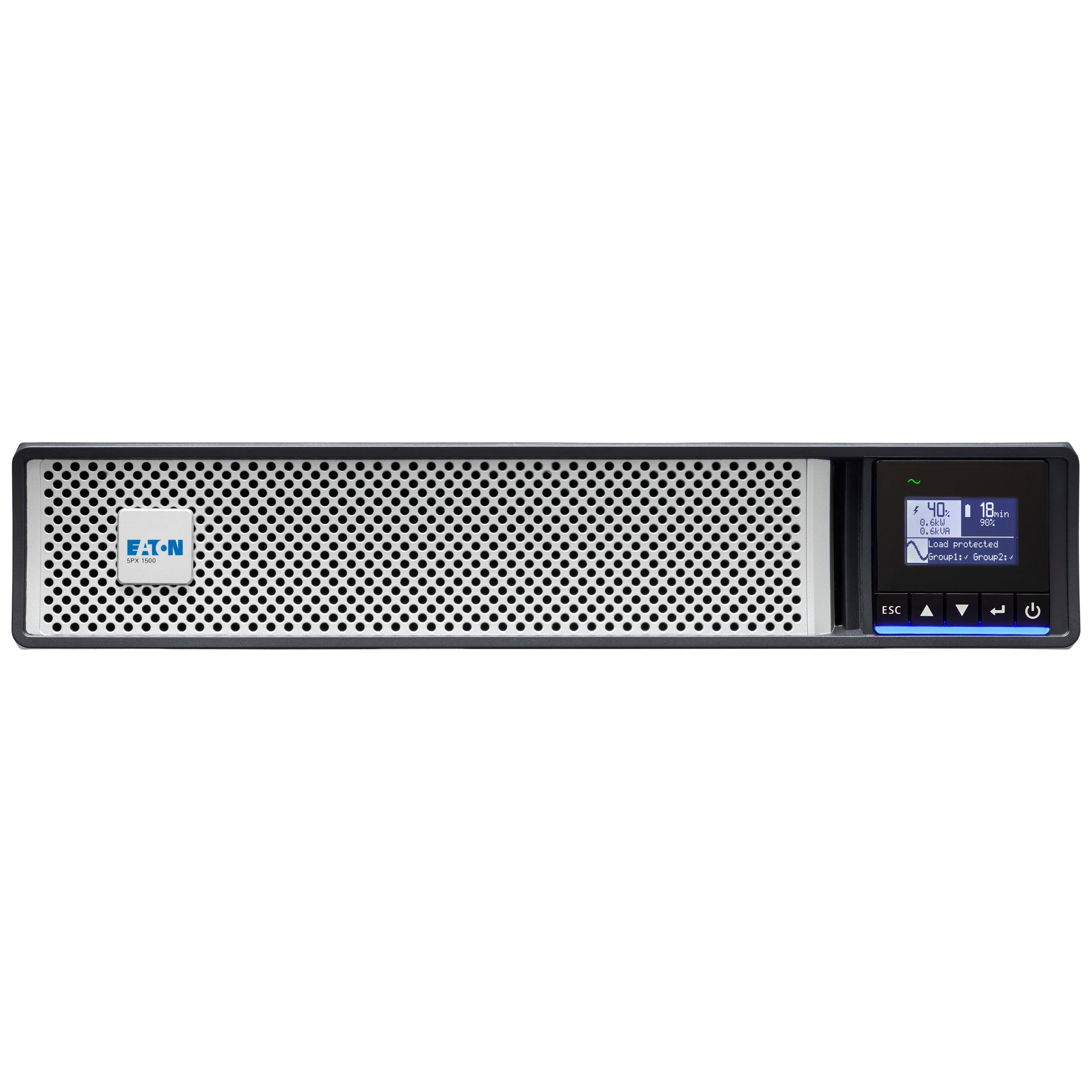 Eaton 5PX Gen2 UPS, 1000 VA, 1000 W, Input: C14, Output: (8) C13, Rack/tower, 2U-5PX1000IRT2UG2