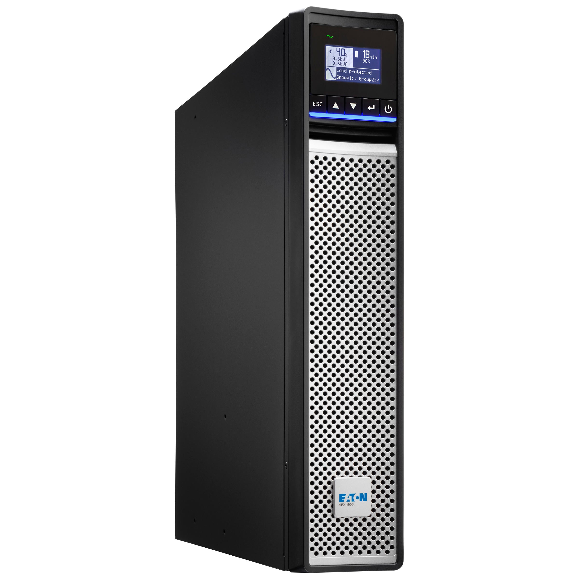 Eaton 5PX Gen2 UPS, 1000 VA, 1000 W, Input: C14, Output: (8) C13, Rack/tower, 2U-5PX1000IRT2UG2