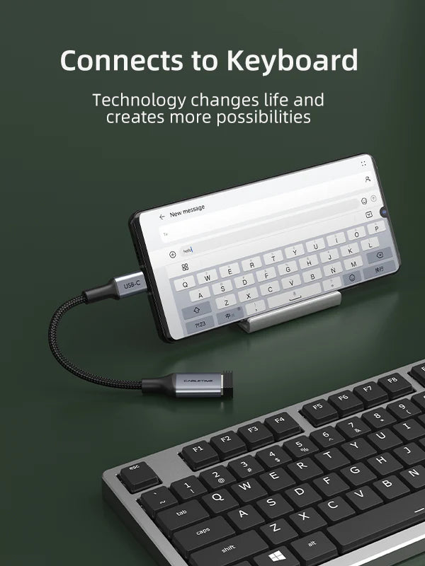 USB C Male To USB 3.0 Female Adapter Type C OTG Cable