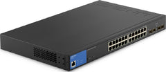 LGS328PC 24-Port GE Managed PoE+ Switch 250W + 4 1G SFP port