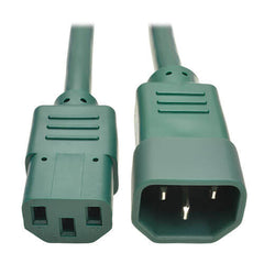 TRIPP LITE POWER CABLE C13-C14 10A F/M 6F/1.83M GREEN P004-006-AGN