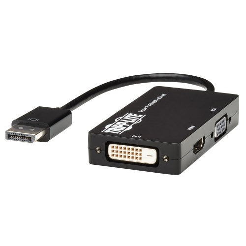 TRIPP LITE DP-VGA/DVI/HDMI AIO ADAPTR 1.2/4K/2K 30HZ M/F 0.5F/15.24CM P136-06N-HDV-4K