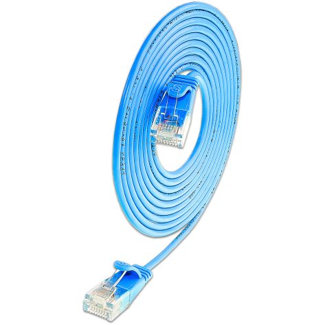 Slim Light CAT6 - U/UTP Round Design Patch Cords with different Colours