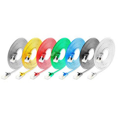 Slim Light CAT6A-U/FTP Round Design Patch Cords with different Colors