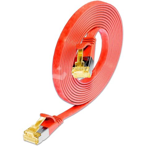 SLIM Cat6A U/FTP  Flat Design Patch Cords with different Colours