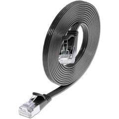 Slim CAT6-U/FTP Flat Design Patch Cords with different colours