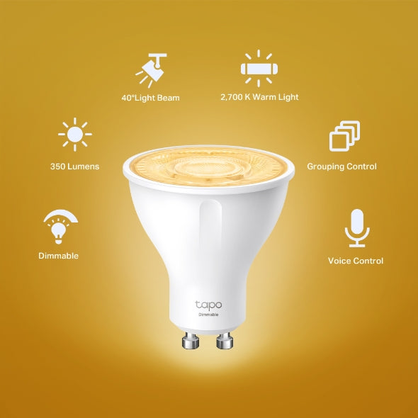 Smart Wi-Fi Spotlight, Dimmable | Tapo L610 V1