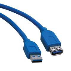 TRIPP LITE USB 3.0 SuperSpeed Extension Cable (A M/F), Blue, 16 ft. (4.88 m) / U324-016