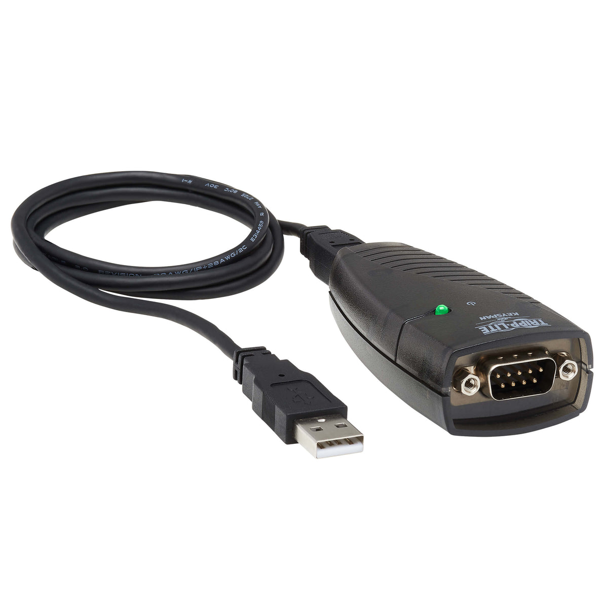 TRIPP LITE USB-SERIAL ADAPTER USB A-DB9,RS232 M/M WINDOWS/MAC USA-19HS