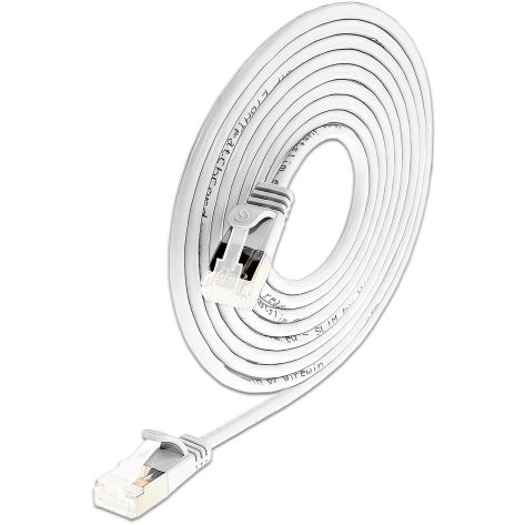 Slim Light CAT6A-U/FTP Round Design Patch Cords with different Colors