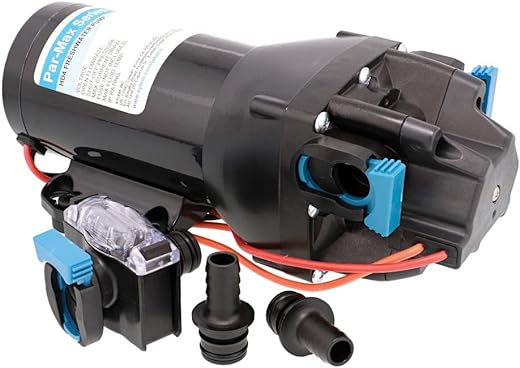 Jabsco ParMax HD4-12V 4GPM 40PSI Heavy Duty Freshwater Delivery Pump