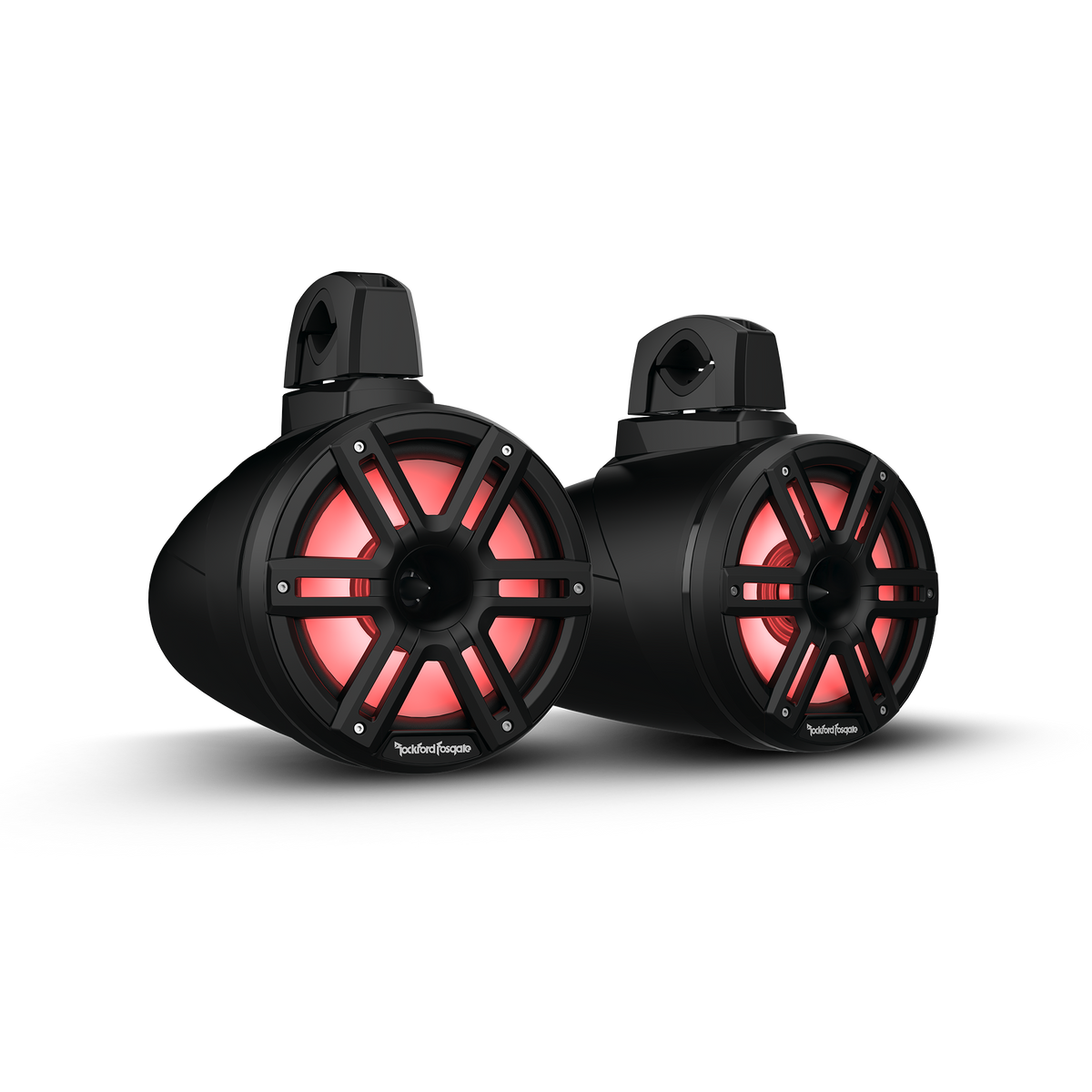 M2 8” Color Optix™ 2-Way Horn Loaded Wake Tower Speakers (pr) - Black