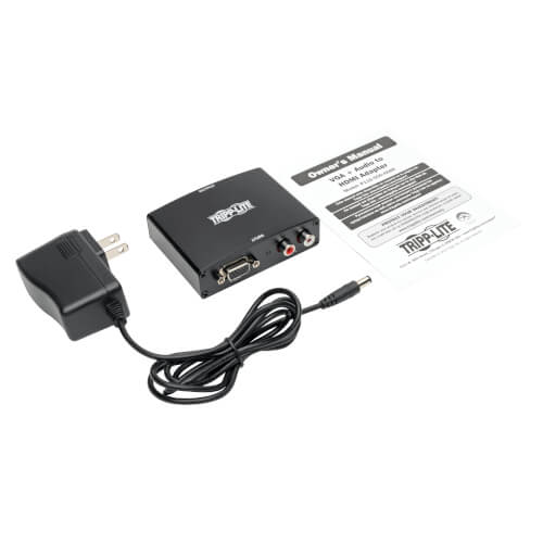 TRIPP LITE VGA+AUDIO-HDMI ADPTR WITH POWER M/M P116-000-HDMI