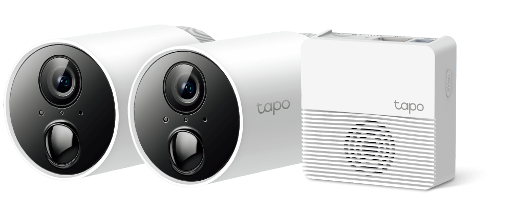 Tapo C400S2 Smart Wire-Free Security Camera System, 2-Camera System