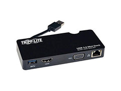 Tripp Lite USB 3.0 SuperSpeed HDMI/VGA Mini Docking Station with Gigabit Ethernet (U342-SHG-001)