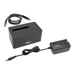 Tripp Lite SATA External Hard Drive Docking Station for 2.5in or 3.5in HDD(U339-000),Black