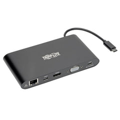 USB-C Dock, Dual Display - 4K HDMI / mDP, VGA, USB 3.2 Gen 1, USB-A/C Hub, GbE, Memory Card, 100W PD Charging