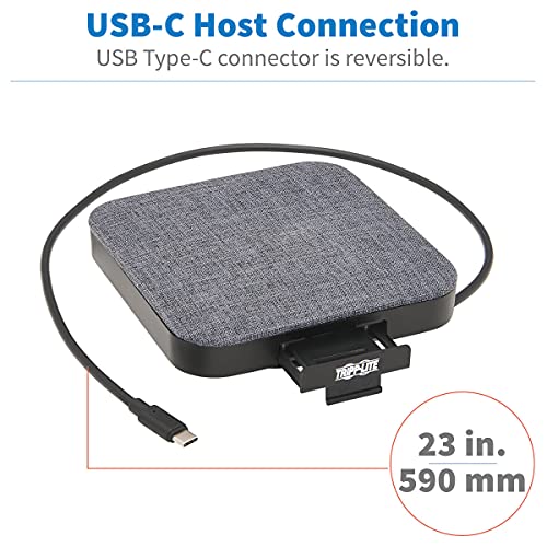 USB-C Docking station, Single Display - HDMI 4K, USB 3.2 Gen 1, USB-A/USB-C Hub, SATA III, PD 100W Charging, Grey